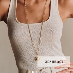 Sézane Juan tank top in ecru